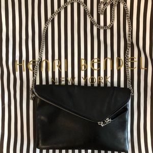 Henri bendel silver chain crossbody bag